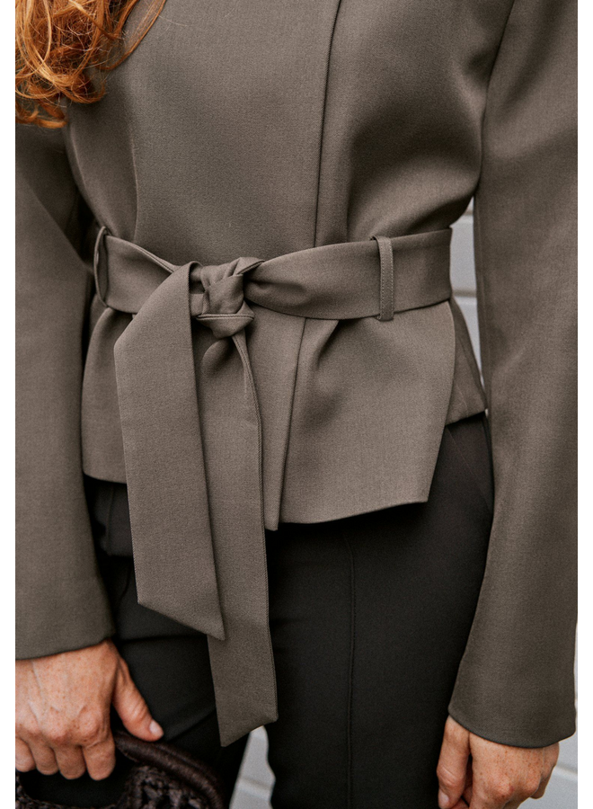 Neo Noir Kailyn Structure Blazer Dusty Brown