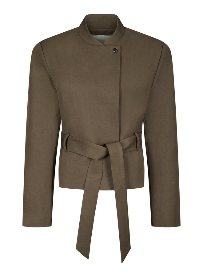 Neo Noir Kailyn Structure Blazer Dusty Brown