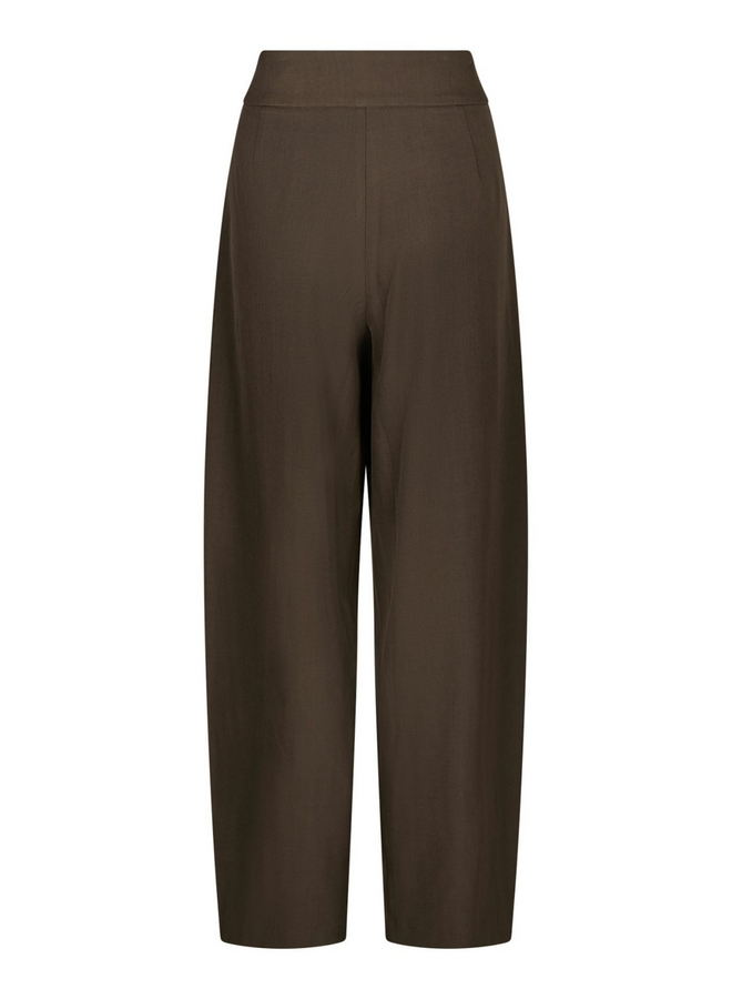 Neo Noir Lucille Structure Pants Dark Brown