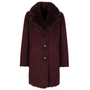 Giacomo Teddy Coat Cherrywood