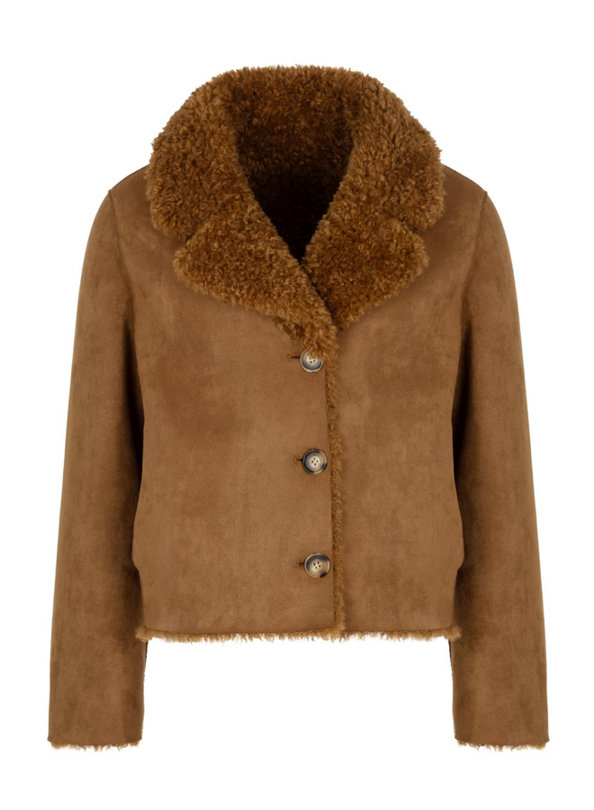 Giacomo Teddy Jacket Camel