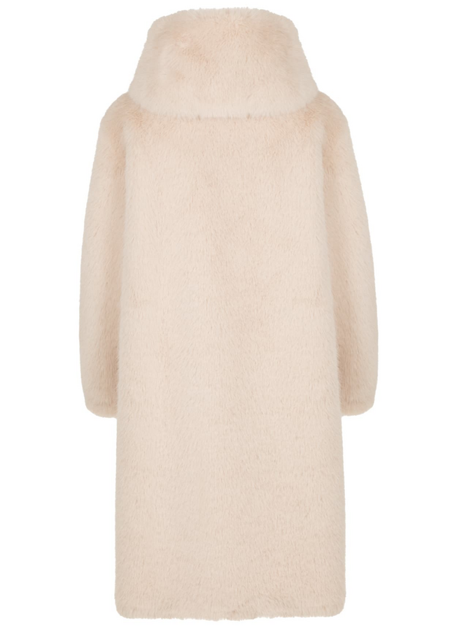 Giacomo Fur Coat Moon Beam
