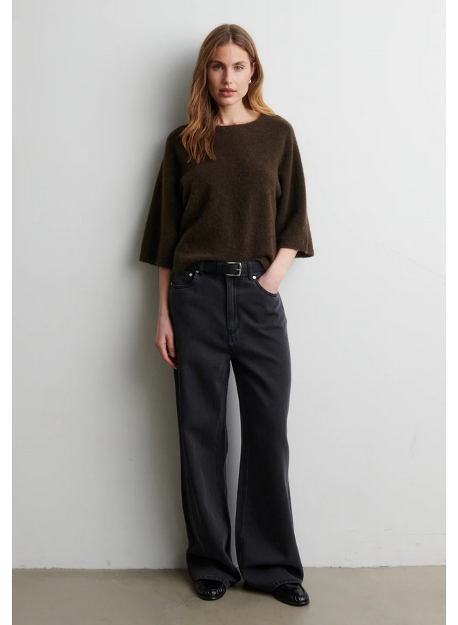 Second Female Gabby Knit SS O-Neck Demitasse