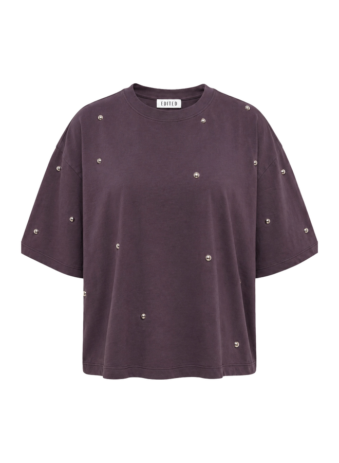 Edited Lolana T-Shirt Plum Perfect