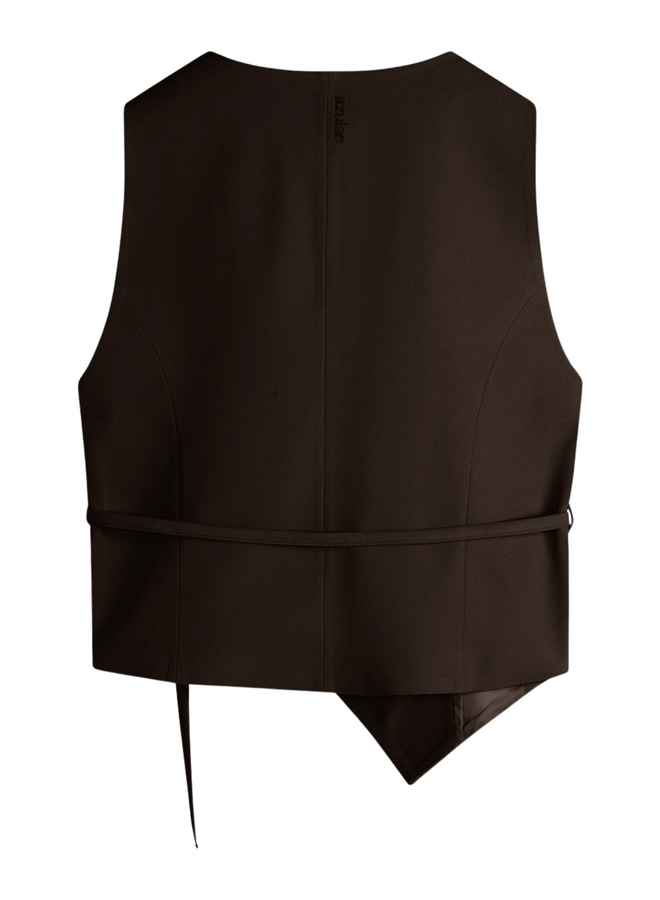Azulae Fumi Gilet Brown