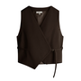 Azulae Fumi Gilet Brown