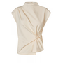 Second Female Arkai Drape Top Eggnog