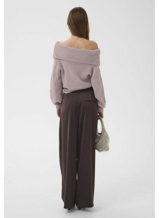 Gestuz Alpha Off Shoulder Pullover Quail Melange