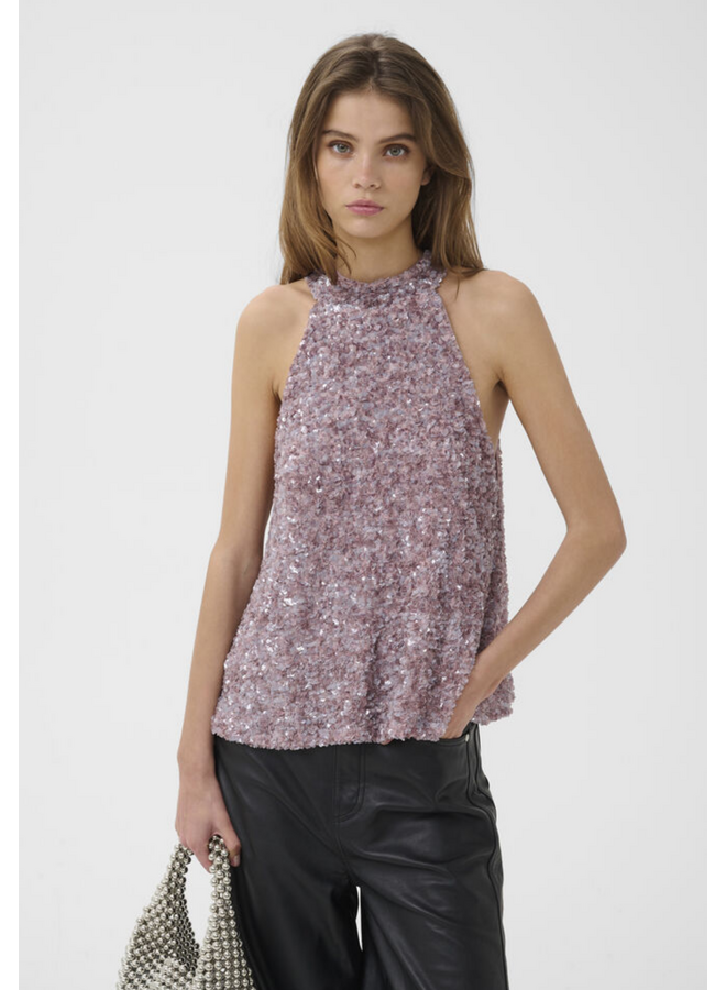 Gestuz Solene Top Lavender Sequins
