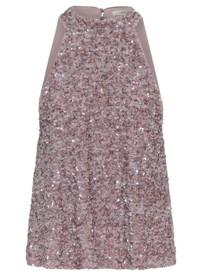 Gestuz Solene Top Lavender Sequins