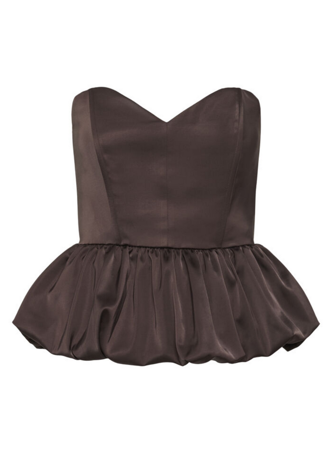 Gestuz Elva Corsage Deep Plum