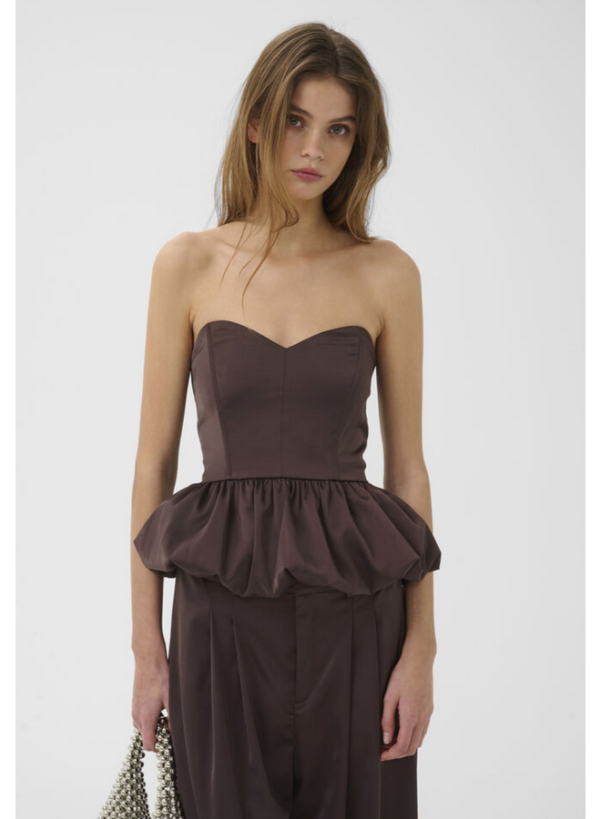 Gestuz Elva Corsage Deep Plum