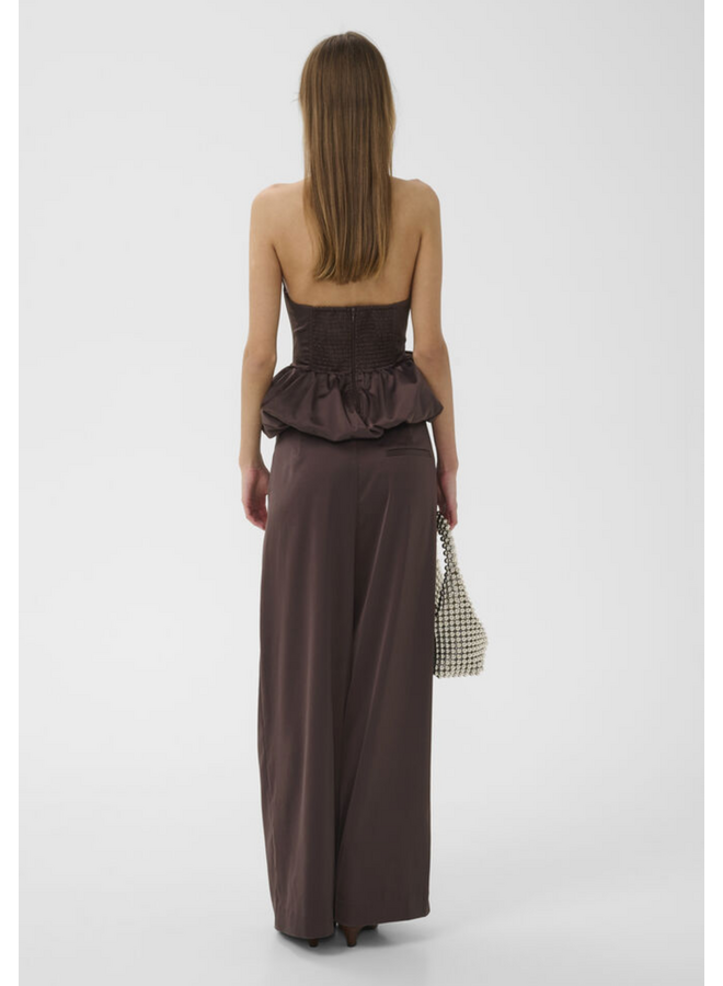 Gestuz Elva Corsage Deep Plum