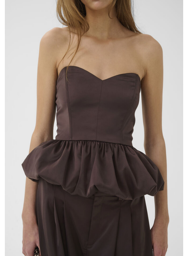 Gestuz Elva Corsage Deep Plum