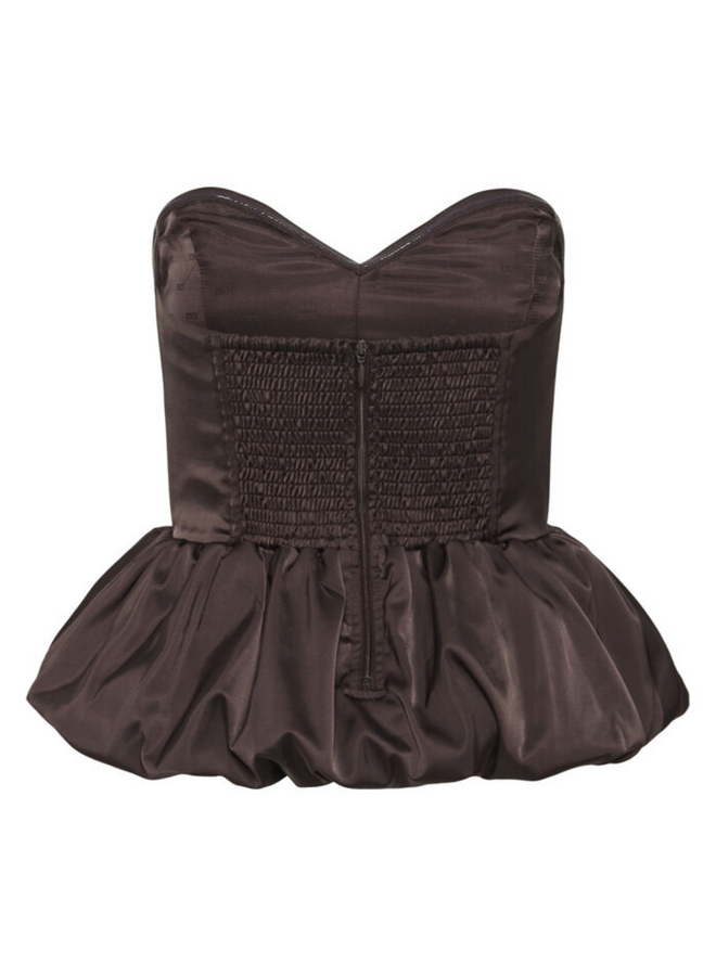Gestuz Elva Corsage Deep Plum