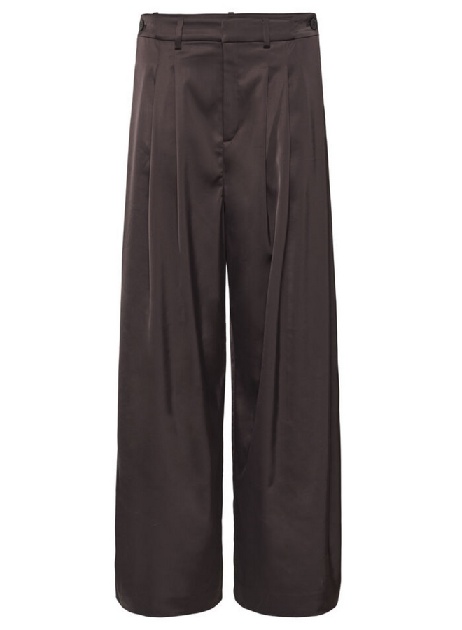 Gestuz Elva HW Pants Deep Plum
