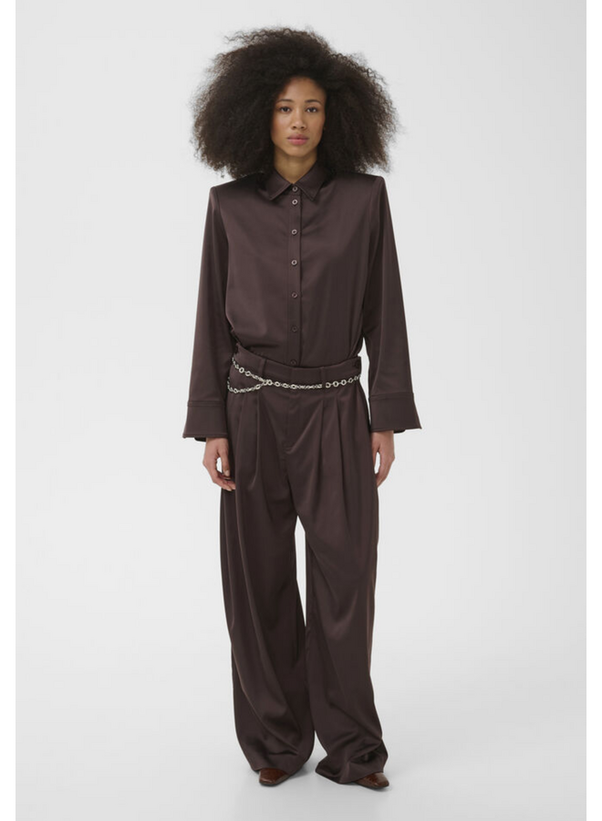 Gestuz Elva HW Pants Deep Plum