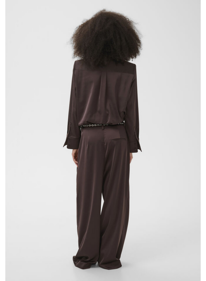 Gestuz Elva HW Pants Deep Plum