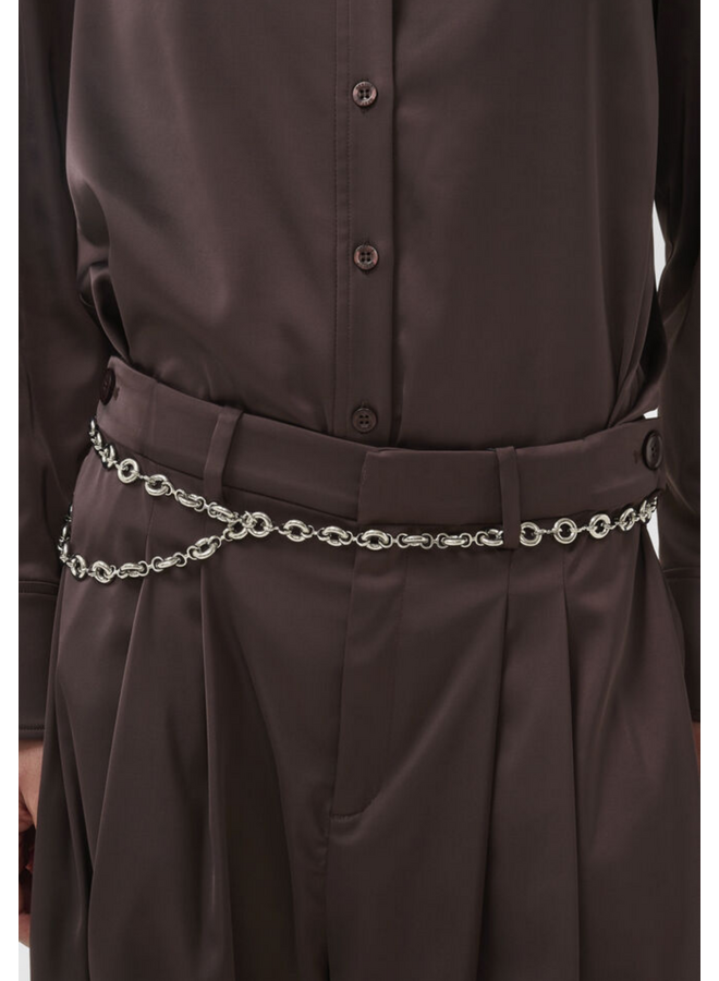 Gestuz Elva HW Pants Deep Plum