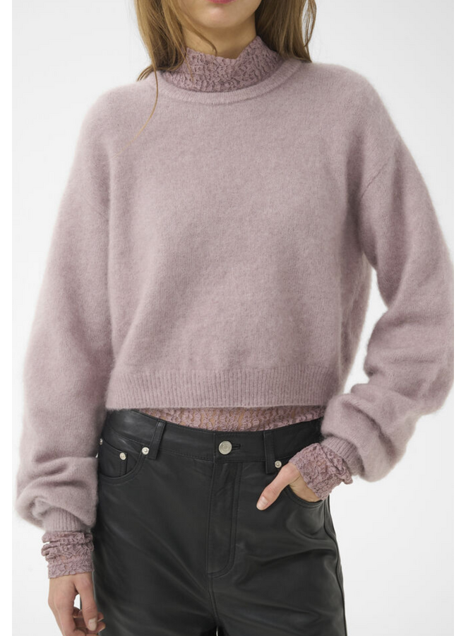 Gestuz Debbie Short Pullover Quail Melange