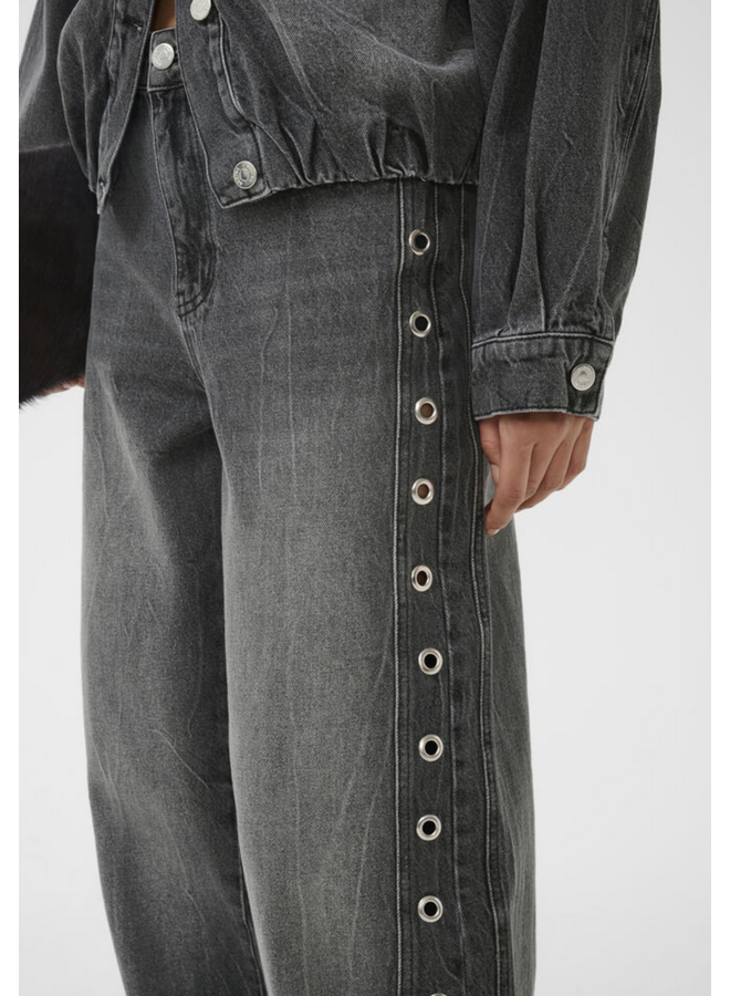 Gestuz Laida HW Balloon Jeans Grey Wash