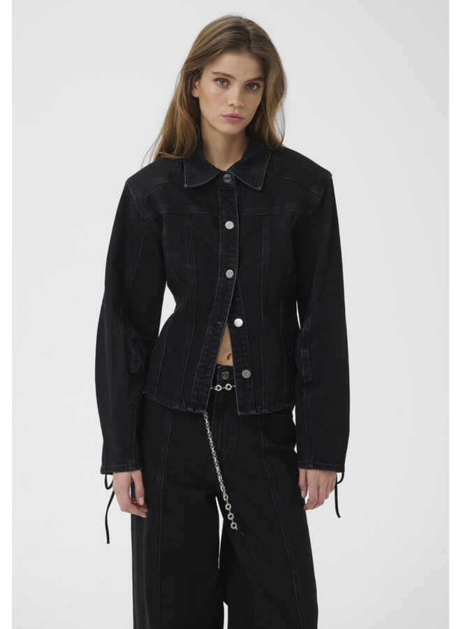 Gestuz Nanetta Shirt Dark Grey Washed