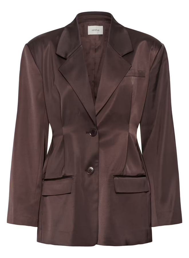 Gestuz Elva Waist Blazer Deep Plum