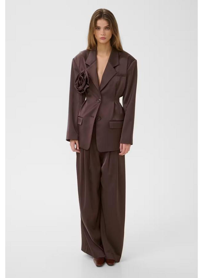 Gestuz Elva Waist Blazer Deep Plum