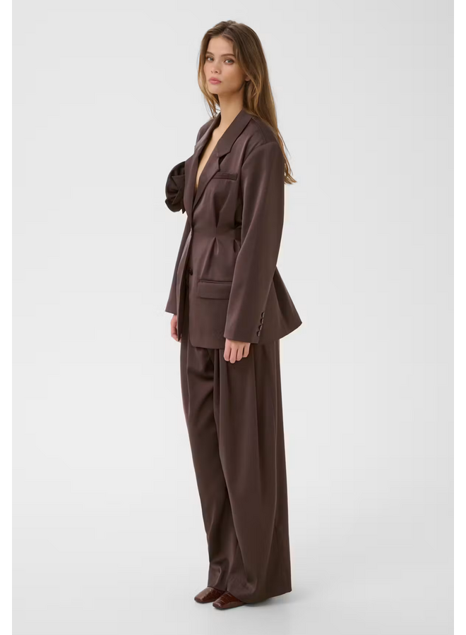 Gestuz Elva Waist Blazer Deep Plum