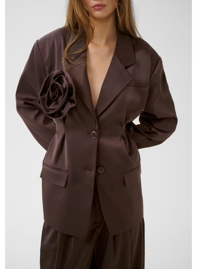 Gestuz Elva Waist Blazer Deep Plum