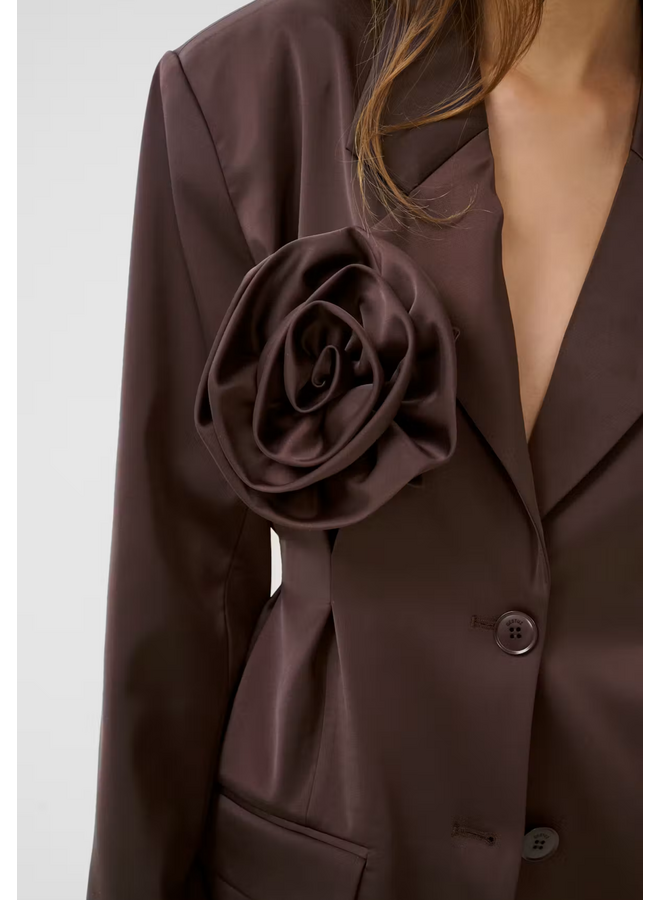 Gestuz Elva Waist Blazer Deep Plum