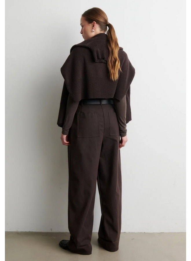 Second Female Matima O-Neck Tee Dark Brown