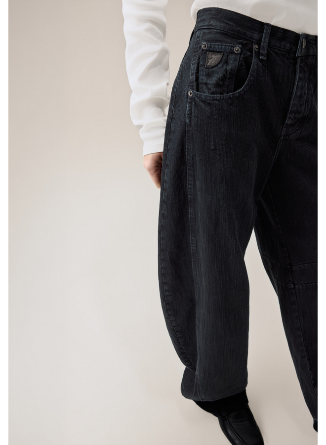Lois Aliana Black Slub Flow Slub