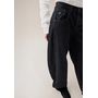 Lois Aliana Black Slub Flow Slub