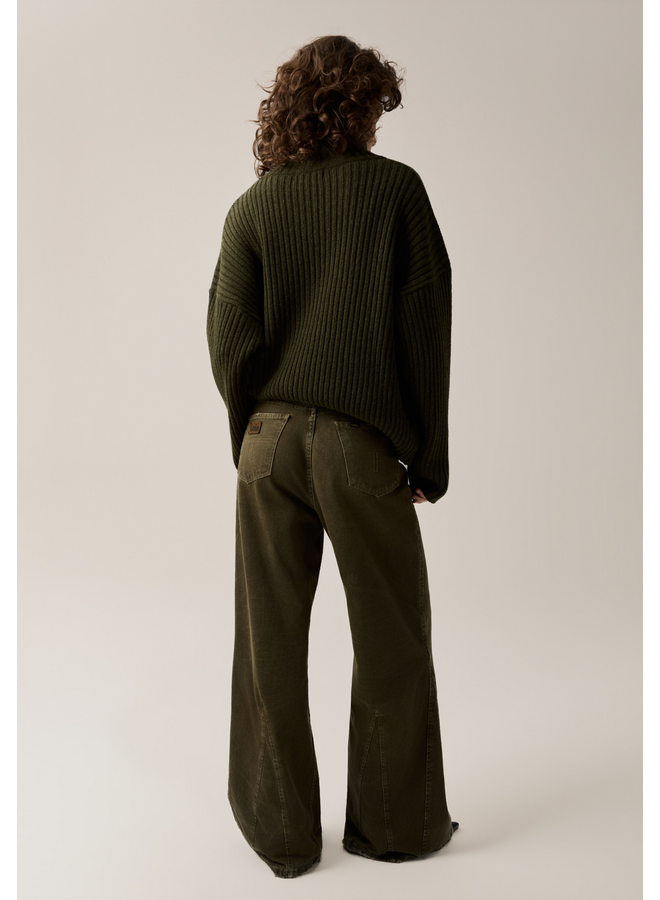 Lois Skater Flare Otto Scrap Kombu Green
