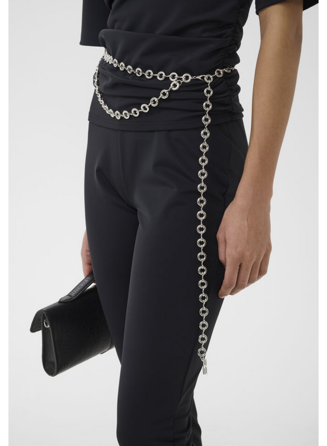 Gestuz Lyrose Zip Leggings Black