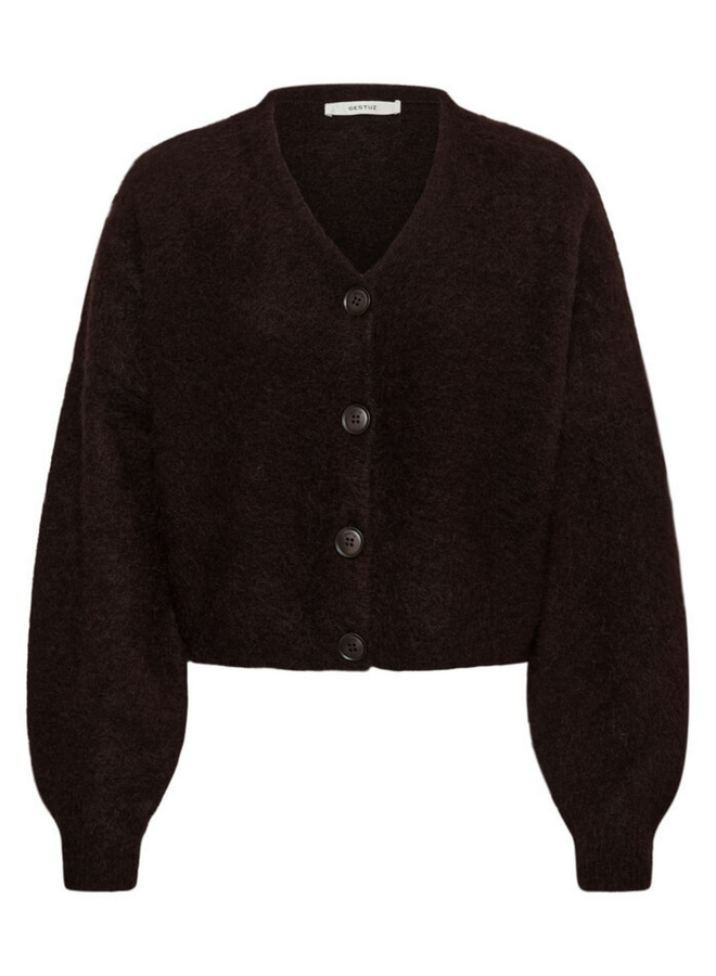 Gestuz Debbie V Cardigan Ganache Melange