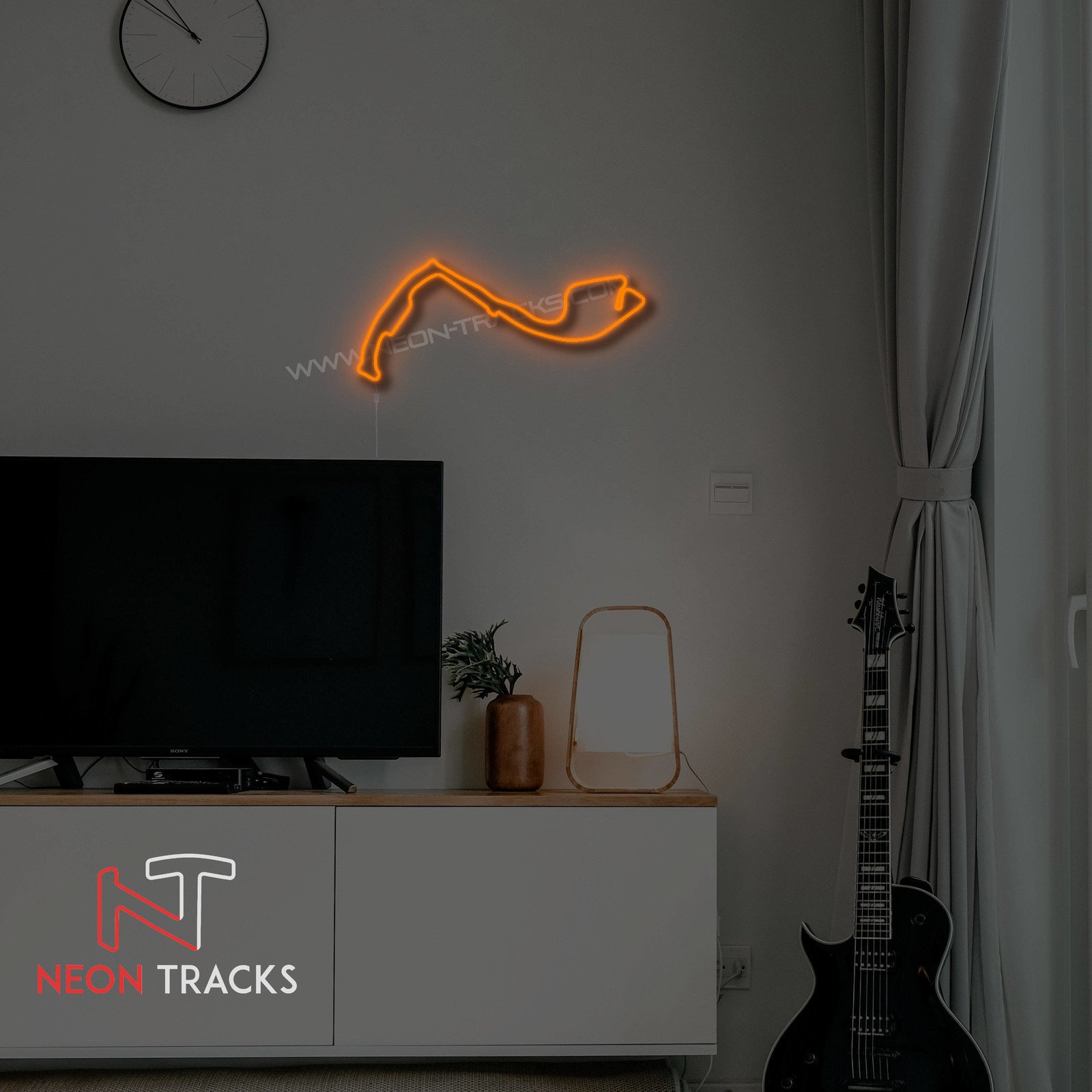 Neon Tracks Circuit de Monaco - RGB - Monaco