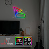 Neon Tracks Red Bull Ring - RGB - Oostenrijk Neon Tracks Red Bull Ring - RGB - Oostenrijk