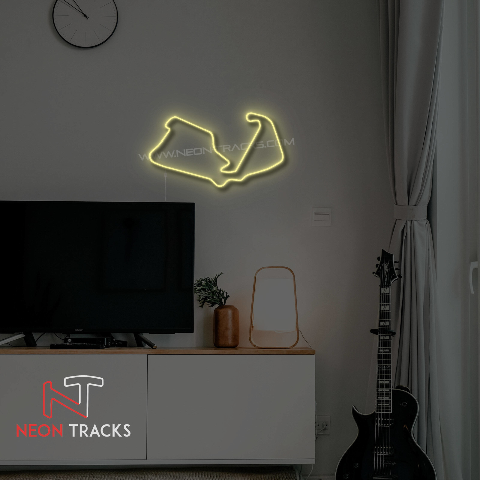 Neon Tracks Silverstone - RGB - United Kingdom