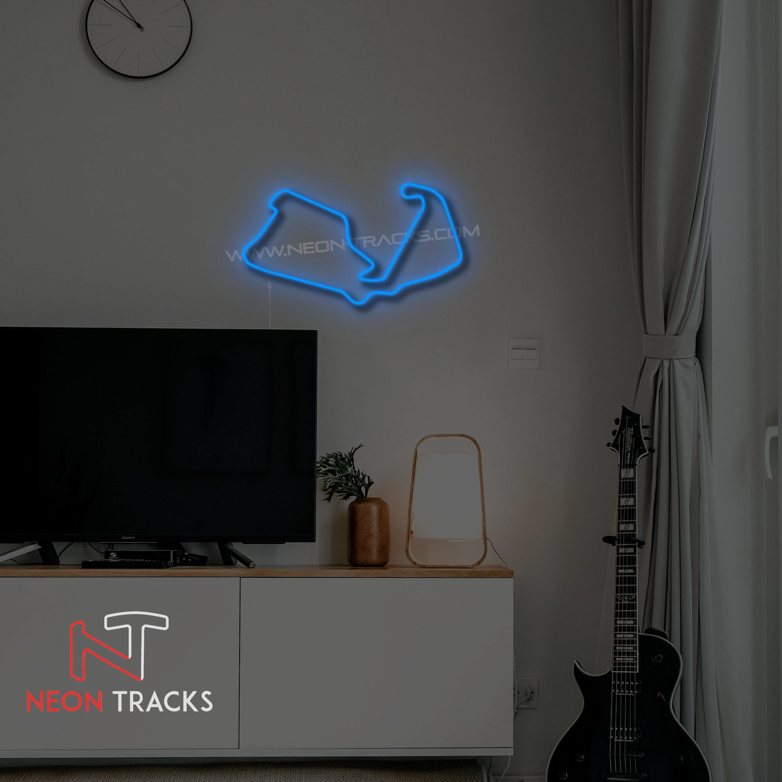 Neon Tracks Silverstone - RGB - United Kingdom