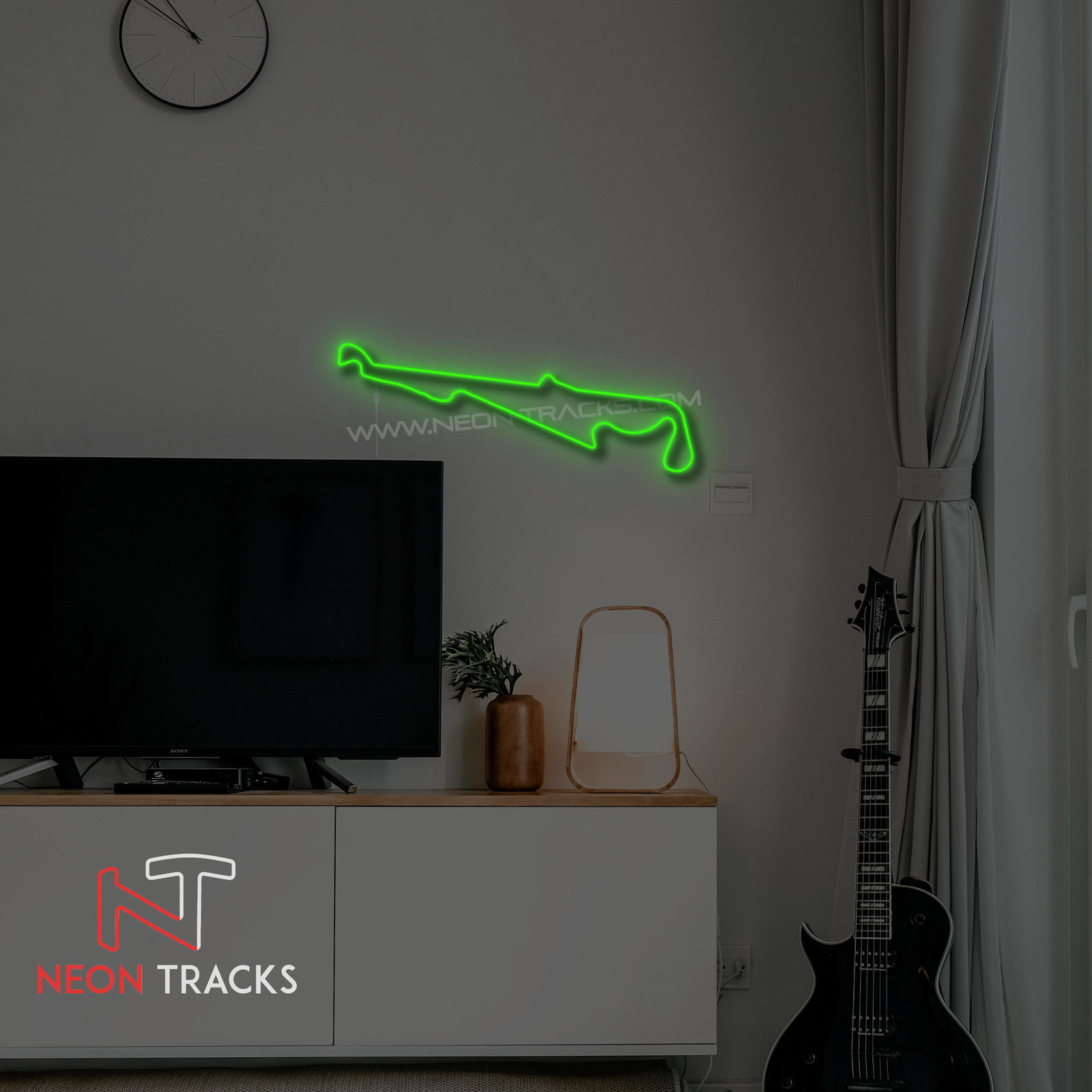 Neon Tracks Circuit Paul Ricard - RGB - Frankrijk