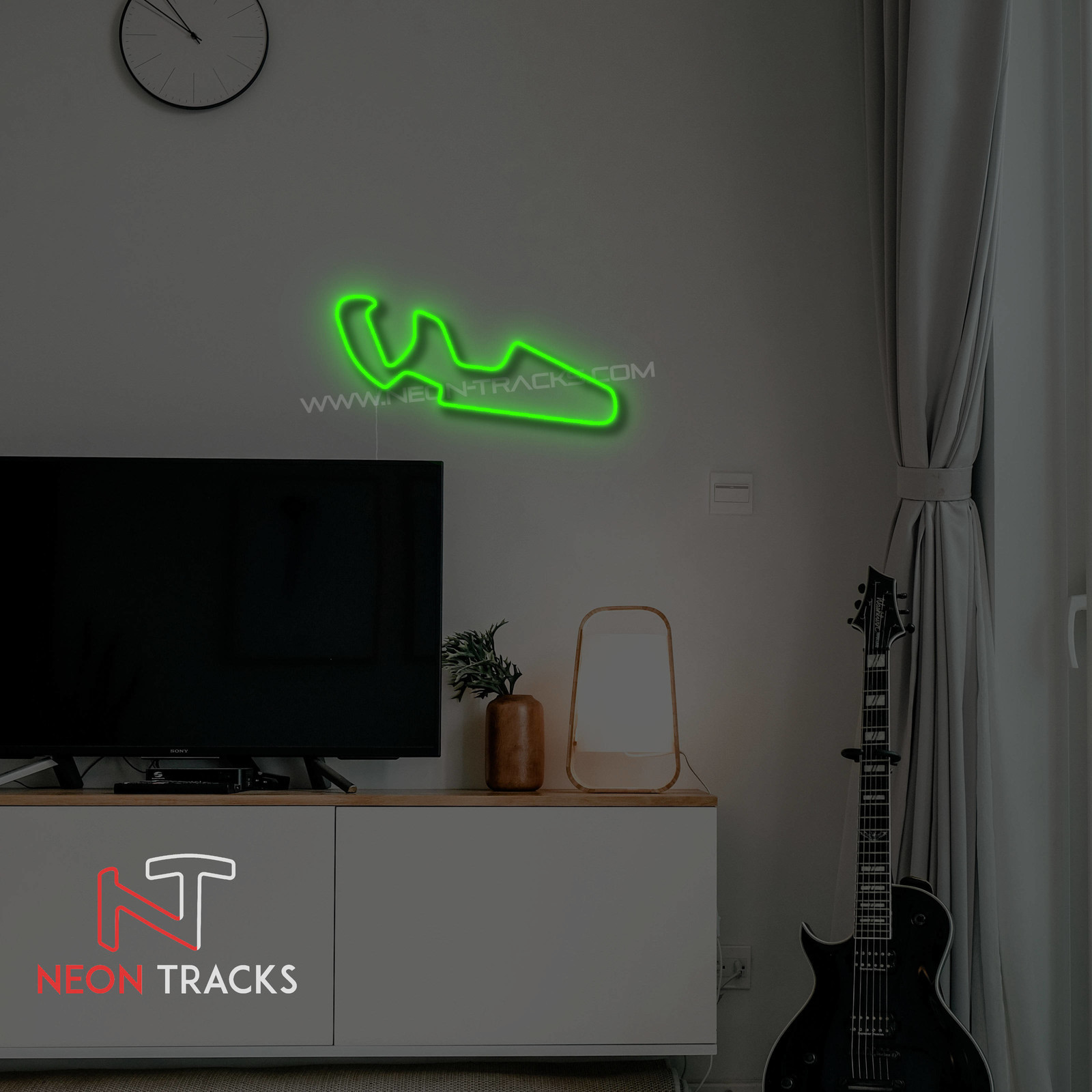 Neon Tracks MotorLand Aragón - RGB - Spanje