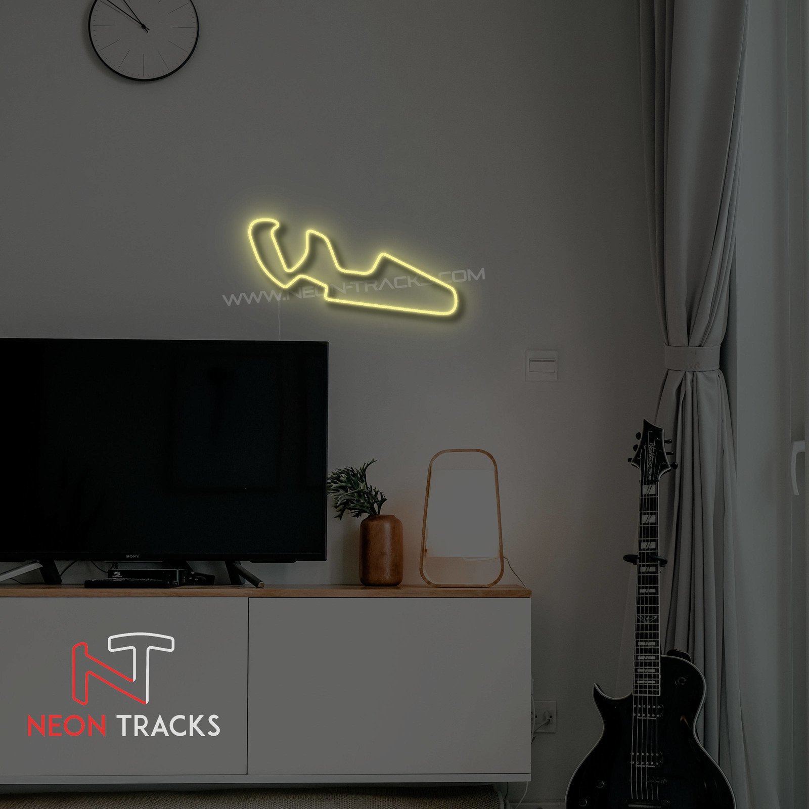 Neon Tracks MotorLand Aragón - RGB - Spain