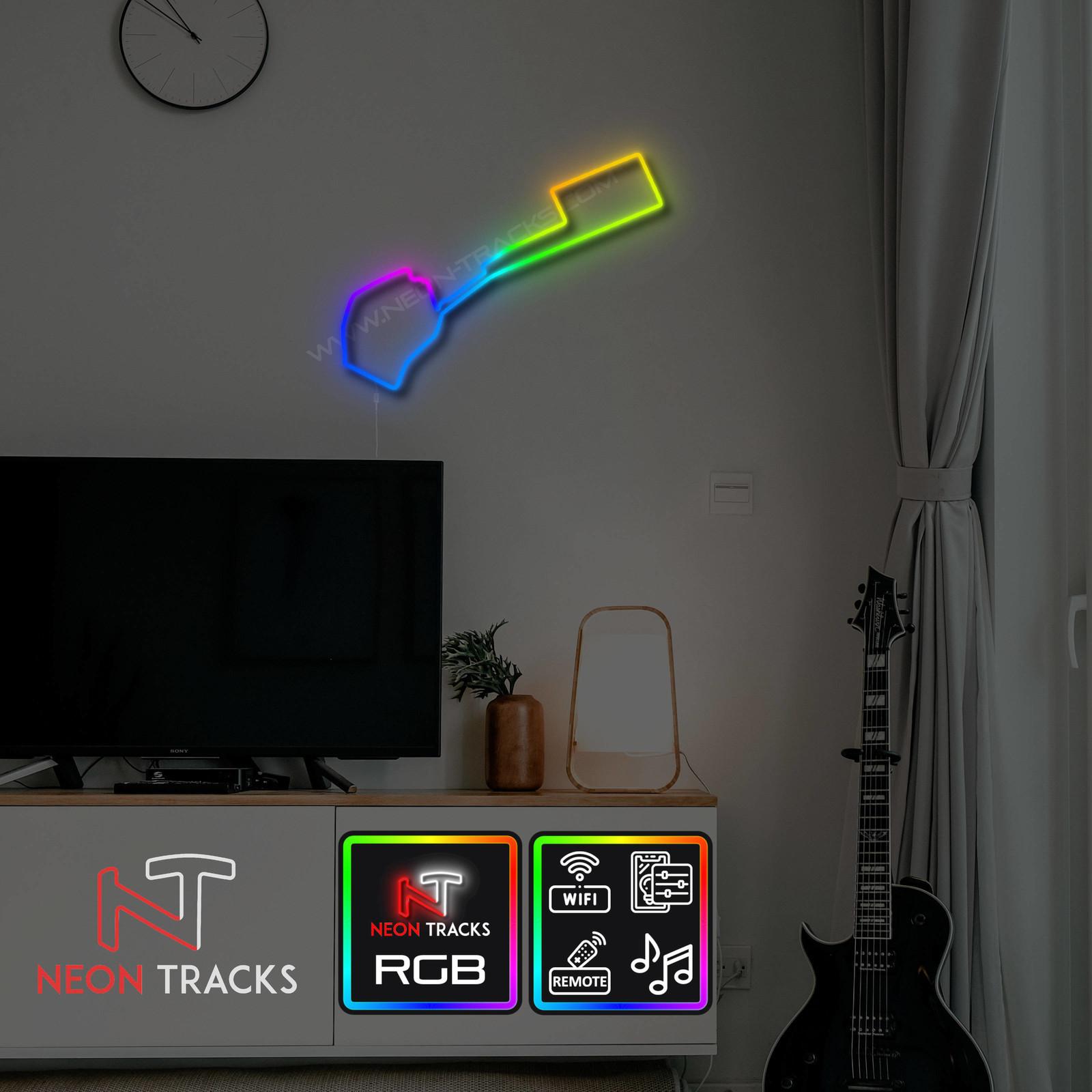 Neon Tracks Baku City Circuit - RGB - Azerbeidzjan