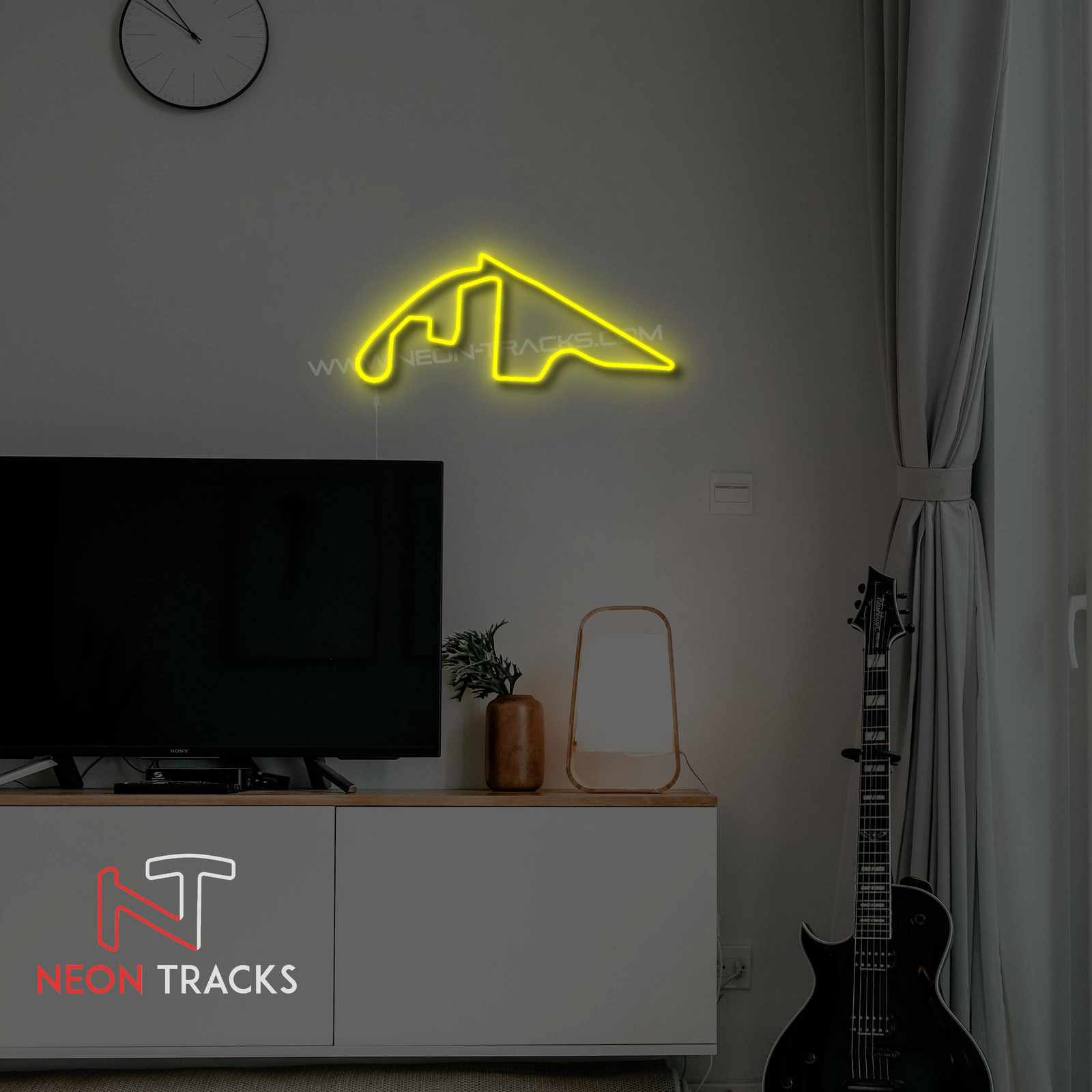 Neon Tracks Yas Marina Circuit - RGB - Verenigde Arabische Emiraten