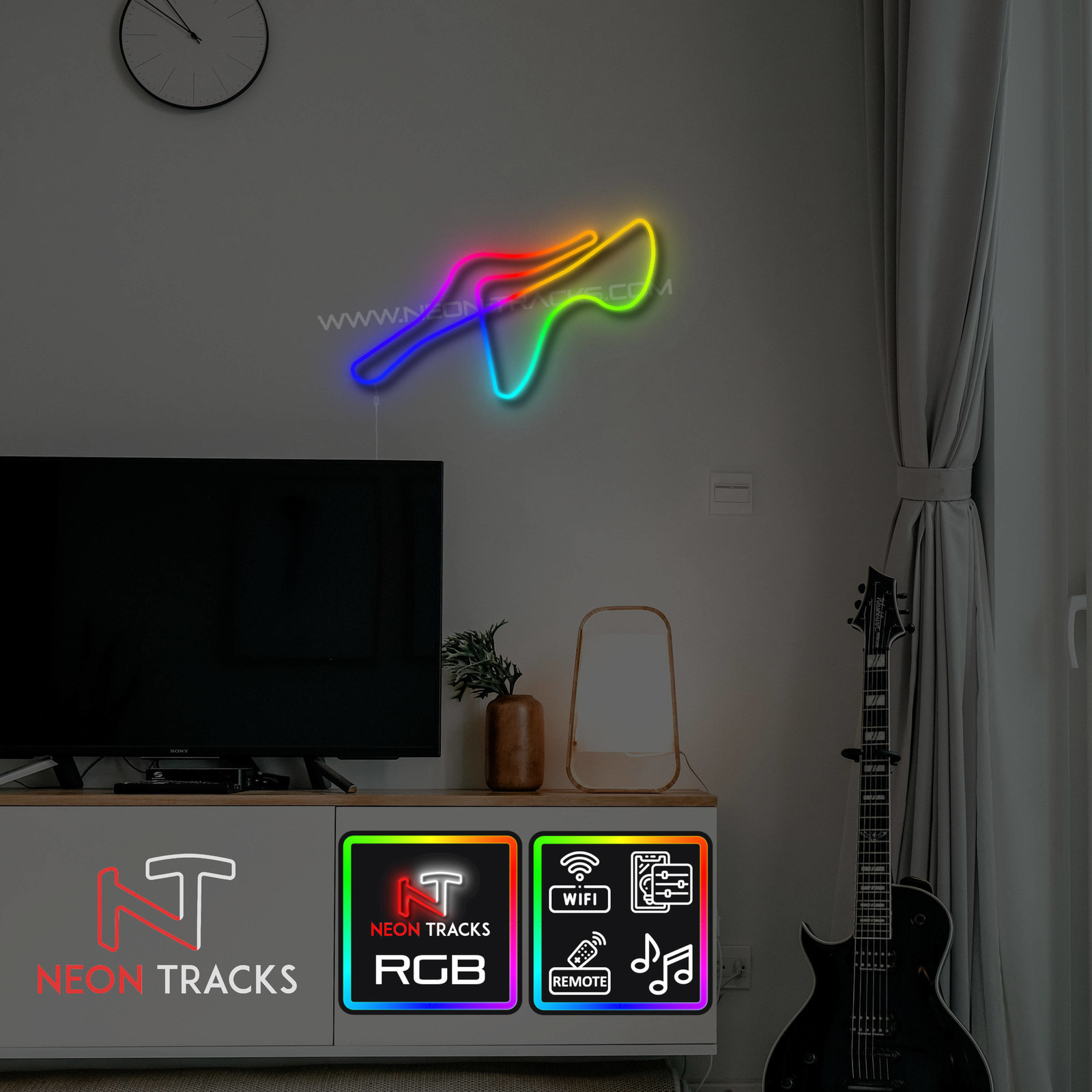 Neon Tracks Pista di Fiorano - RGB - Italië