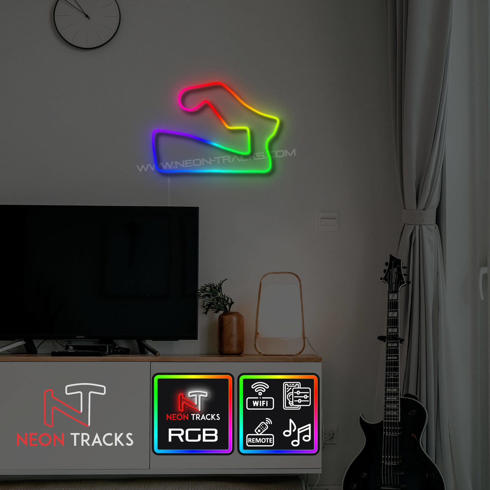 Neon Tracks Road America - RGB - Verenigde Staten van Amerika