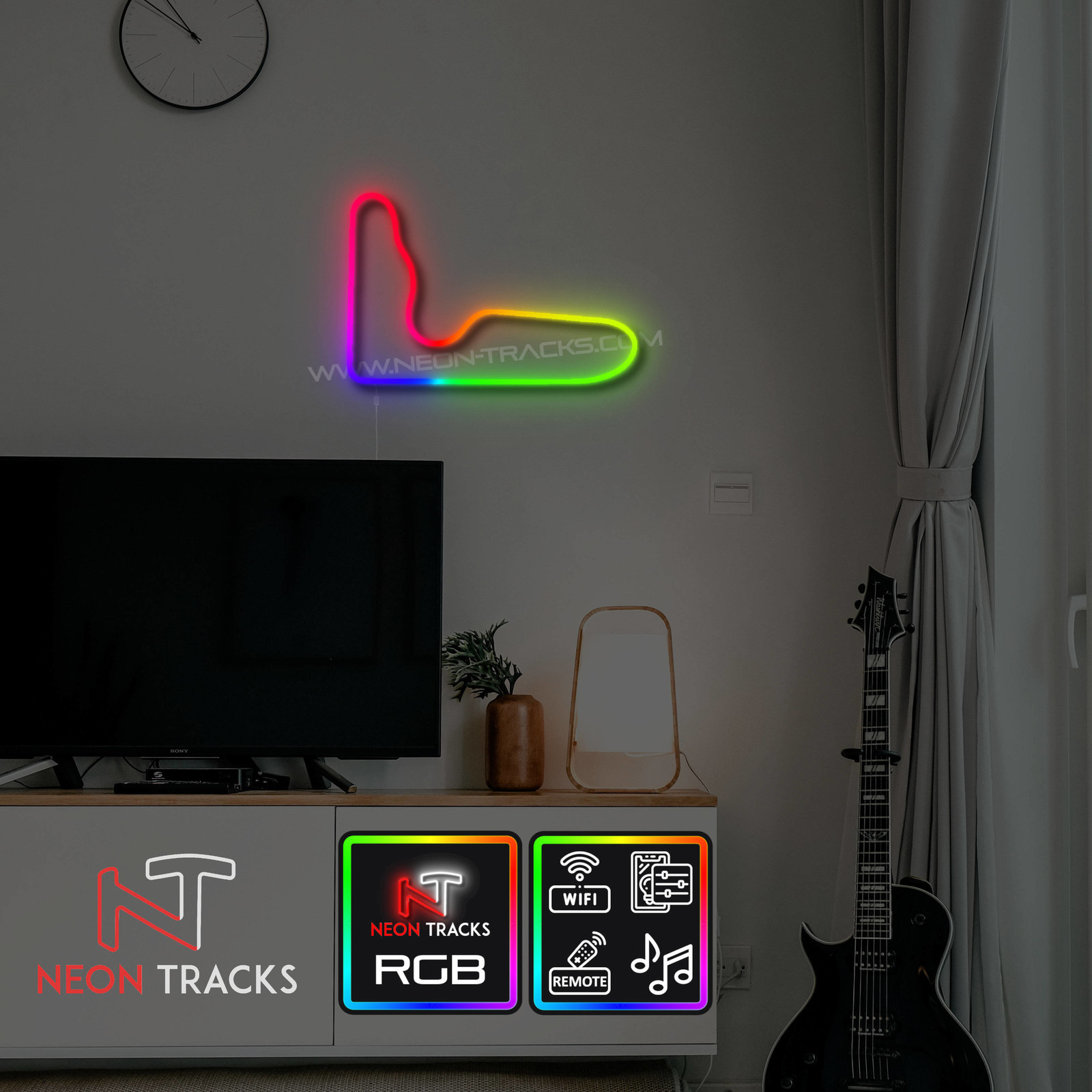 Neon Tracks Barbagallo Raceway - RGB - Australia
