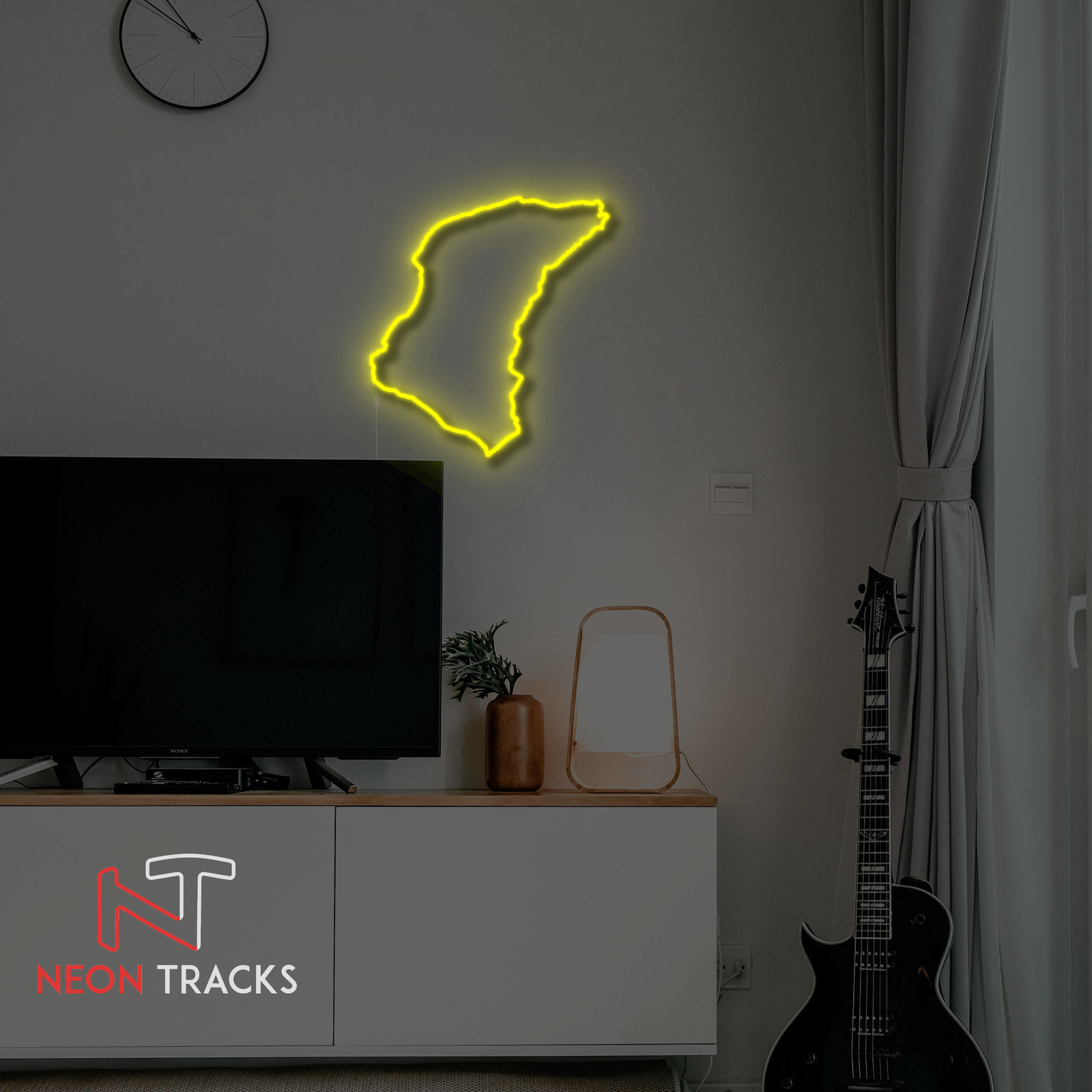 Neon Tracks Isle of Man TT Course - RGB - Verenigd Koninkrijk